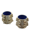 Set of hand-crafted skull sippers by Maestro Omar Hernandez - White